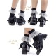 Iris Corolla Tulips Chunky Heel Shoes(Reservation/5 Colours/Full Payment Without Shipping)